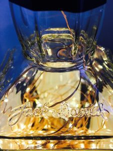 Jack Daniel's Upcycled USB Fairy Light Table Lamp