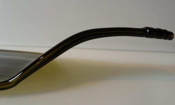Upcycled Melted Wine Bottle Flat Platter - Image 5