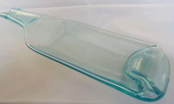 Wine Bottle Aqua Nibbles Dish
