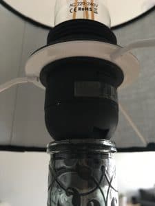 Bloom Gin Table Lamp Inside