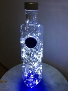Fairy Light Ciroc Vodka Bottle