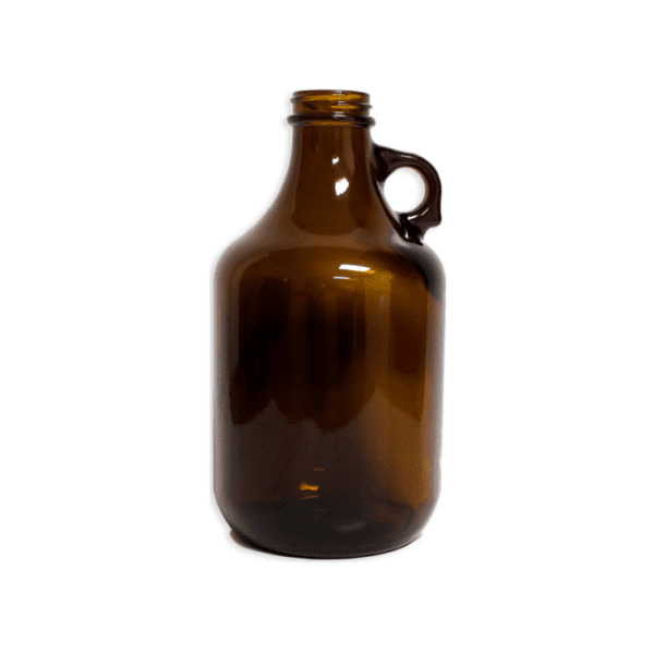 1L Amber Glass Beer Squealer with 38mm Screw Cap - Box of 12