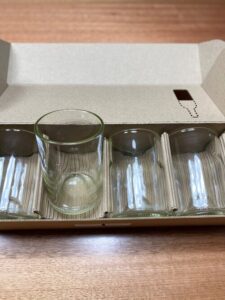 Clear Tumblers in Gift Box